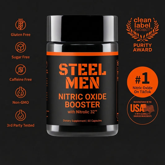 Steel Men Nitric Oxide Booster With Nitrolic 32™